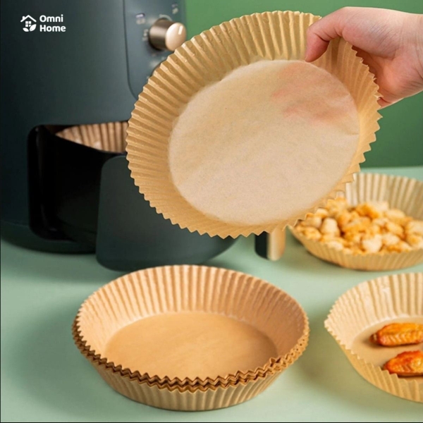 GIẤY NẾN NÂU LÓT NỒI CHIÊN KHÔNG DẦU