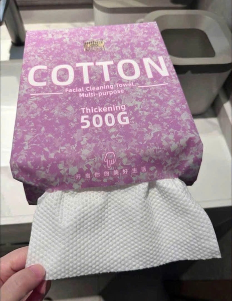 Khăn Mặt Khô Cotton Đa Năng Cao Cấp (Bịch Lớn 500G)