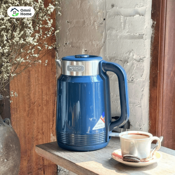 Ấm siêu tốc 2 lớp Cool touch Kaiyo size 2L