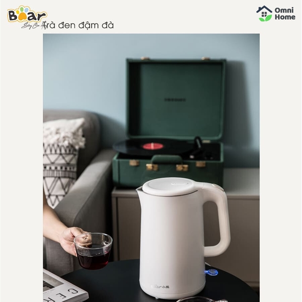 Bình đun nước siêu tốc Bear ZDH-B15T1