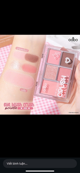 Bảng mắt Odbo Crush 5 ô