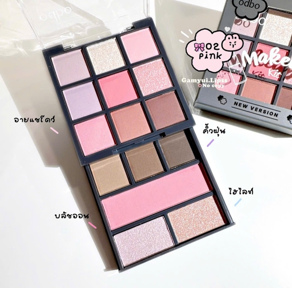 Bảng mắt Odbo Makeup Kit New Version
