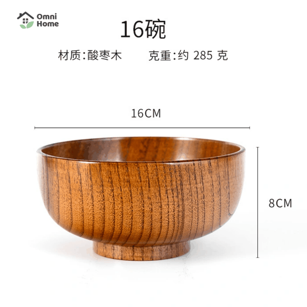 Bát Gỗ Táo Tàu Nagasawa - Tinh Hoa Thủ Công Cho Bữa Ăn Đậm Chất