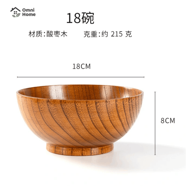 Bát Gỗ Táo Tàu Nagasawa - Tinh Hoa Thủ Công Cho Bữa Ăn Đậm Chất