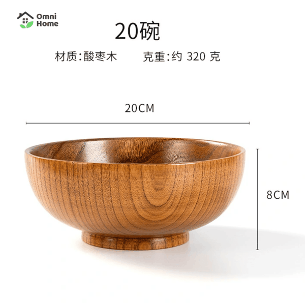 Bát Gỗ Táo Tàu Nagasawa - Tinh Hoa Thủ Công Cho Bữa Ăn Đậm Chất