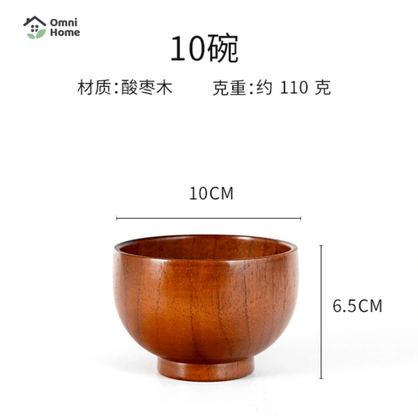 Bát Gỗ Táo Tàu Nagasawa - Tinh Hoa Thủ Công Cho Bữa Ăn Đậm Chất