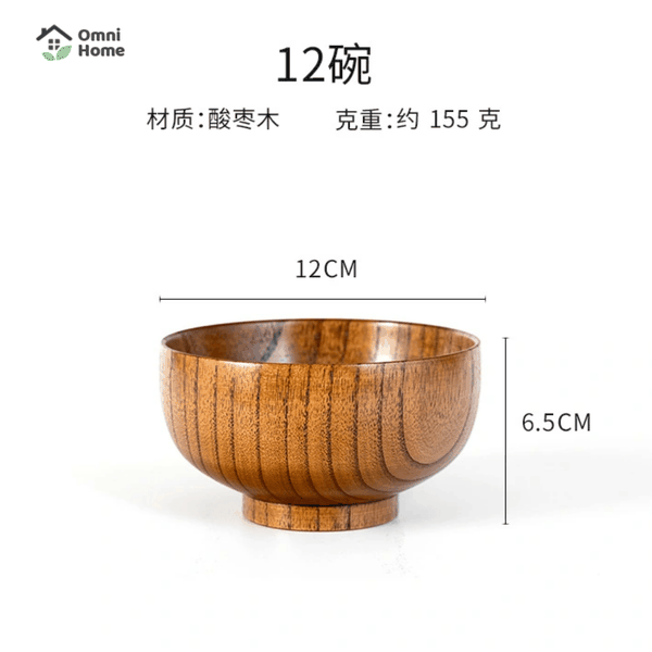 Bát Gỗ Táo Tàu Nagasawa - Tinh Hoa Thủ Công Cho Bữa Ăn Đậm Chất