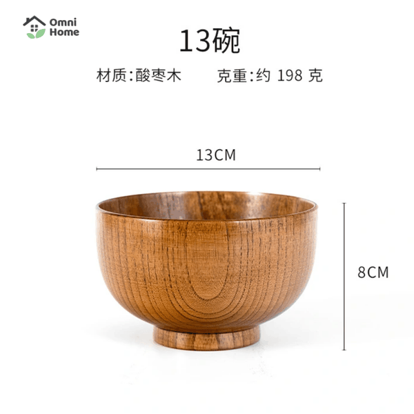 Bát Gỗ Táo Tàu Nagasawa - Tinh Hoa Thủ Công Cho Bữa Ăn Đậm Chất