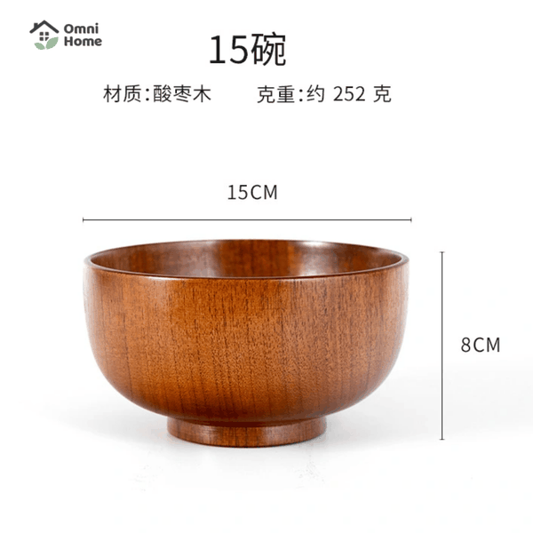 Bát Gỗ Táo Tàu Nagasawa - Tinh Hoa Thủ Công Cho Bữa Ăn Đậm Chất