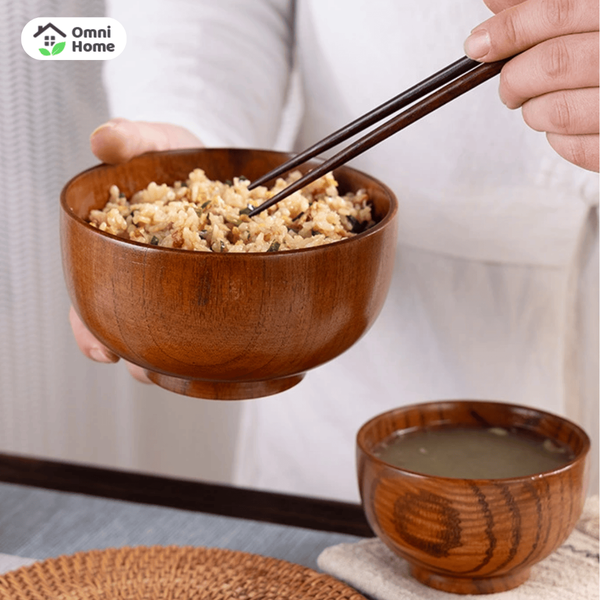 Bát Gỗ Táo Tàu Nagasawa - Tinh Hoa Thủ Công Cho Bữa Ăn Đậm Chất