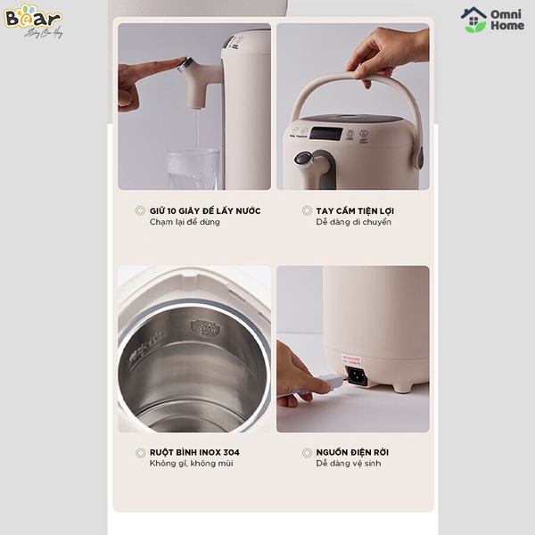 Bình thủy điện thông minh Bear ZDH-H30B1 (KE-B30V1)