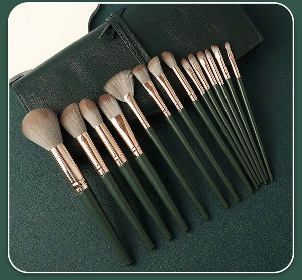 Bộ Cọ Trang Điểm 14 Món Chuyên Nghiệp Mềm Mại