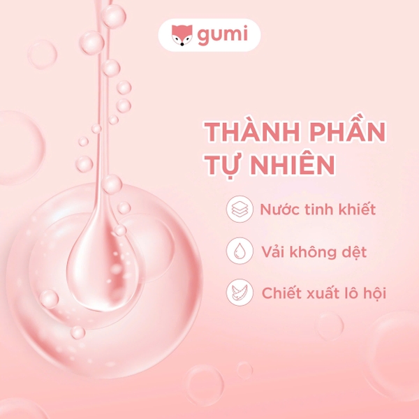 Khăn ướt GUMI 100 tờ