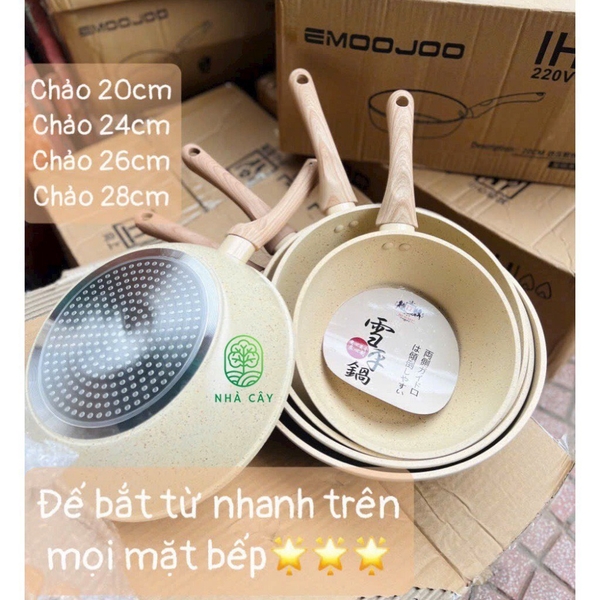 Chảo vân đá Nhật Bản - Chảo sâu lòng chống dính