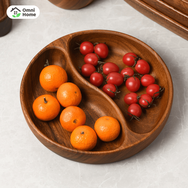 Đĩa & Bát Gỗ Keo Phong Cách Nhật - Tinh Hoa Nghệ Thuật Cho Bàn Ăn