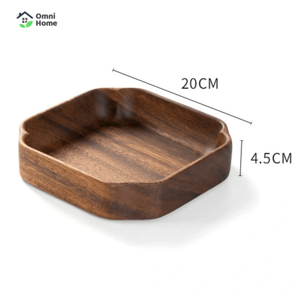 Đĩa & Bát Gỗ Keo Phong Cách Nhật - Tinh Hoa Nghệ Thuật Cho Bàn Ăn