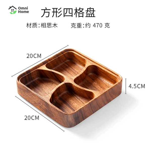 Đĩa & Bát Gỗ Keo Phong Cách Nhật - Tinh Hoa Nghệ Thuật Cho Bàn Ăn