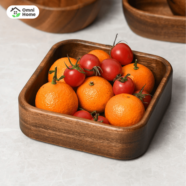 Đĩa & Bát Gỗ Keo Phong Cách Nhật - Tinh Hoa Nghệ Thuật Cho Bàn Ăn