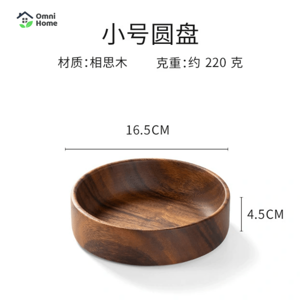 Đĩa & Bát Gỗ Keo Phong Cách Nhật - Tinh Hoa Nghệ Thuật Cho Bàn Ăn