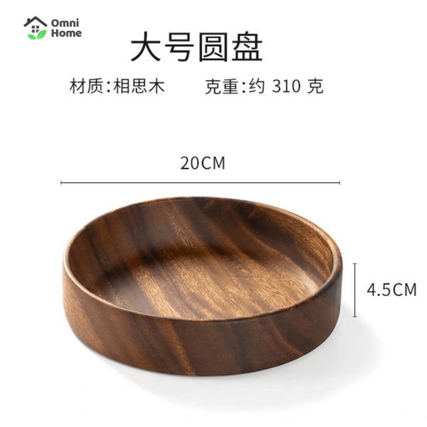 Đĩa & Bát Gỗ Keo Phong Cách Nhật - Tinh Hoa Nghệ Thuật Cho Bàn Ăn