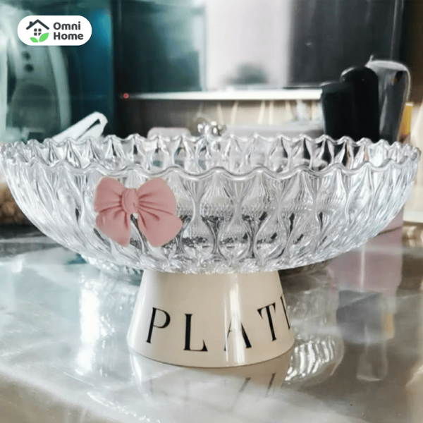 Đĩa đựng trái cây, đĩa lớn sang trọng phù hợp bày mâm ngũ quả ngày Tết