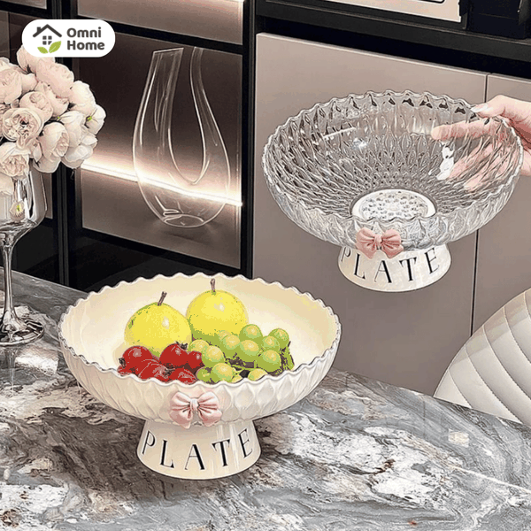 Đĩa đựng trái cây, đĩa lớn sang trọng phù hợp bày mâm ngũ quả ngày Tết