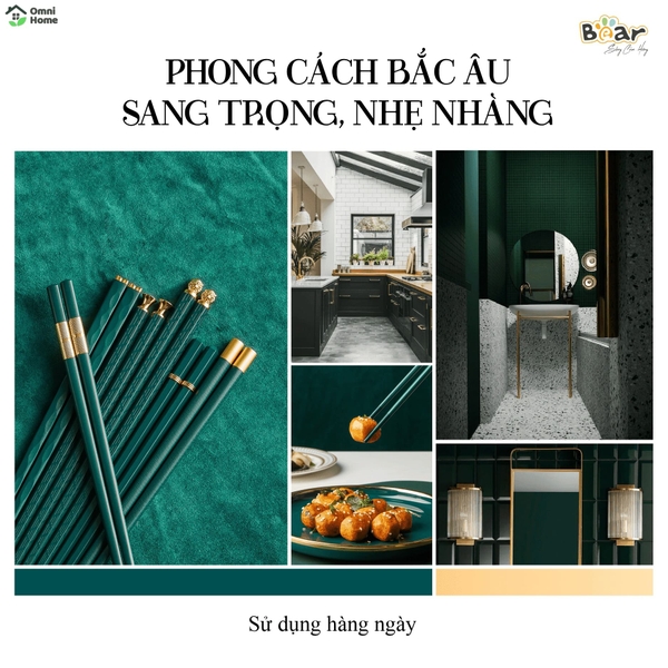 Bộ đũa nhựa phủ Nano Bear CX-E0102