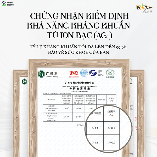 Bộ đũa nhựa phủ Nano Bear CX-E0102