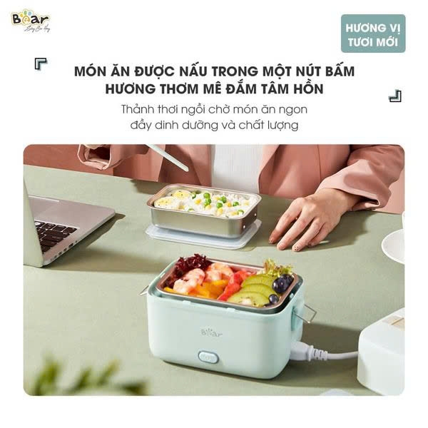Hộp cơm cắm điện Bear 1.2L SB-HC12L