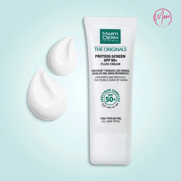 Kem Chống Nắng MartiDerm The Originals Proteos Screen SPF 50+ Fluid Cream 40ml