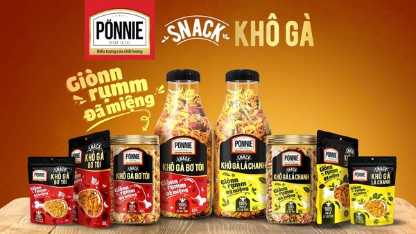 Khô Gà Lá Chanh 300g Ponnie