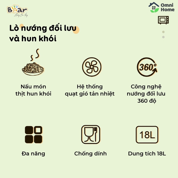 Lò nướng và hấp Bear DKX-C20R5