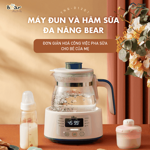 Máy hâm sữa Bear TNQ-D12D1