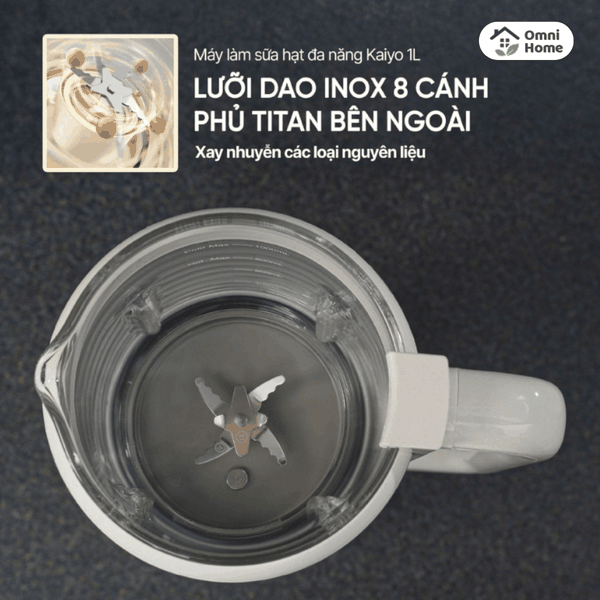 MÁY LÀM SỮA HẠT ĐA NĂNG KAIYO 1000ML (KNM-411)