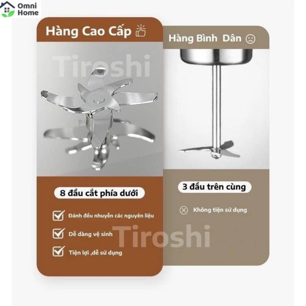 Máy Làm Sữa Hạt Mini Đa Năng OSTMARS, 7 Chế Độ Nấu, Màn Hình Thông Minh Công Suất 600W, 800ml