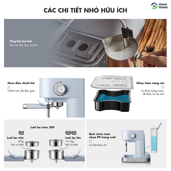 Máy pha cà phê tự động Bear CF-B15V1