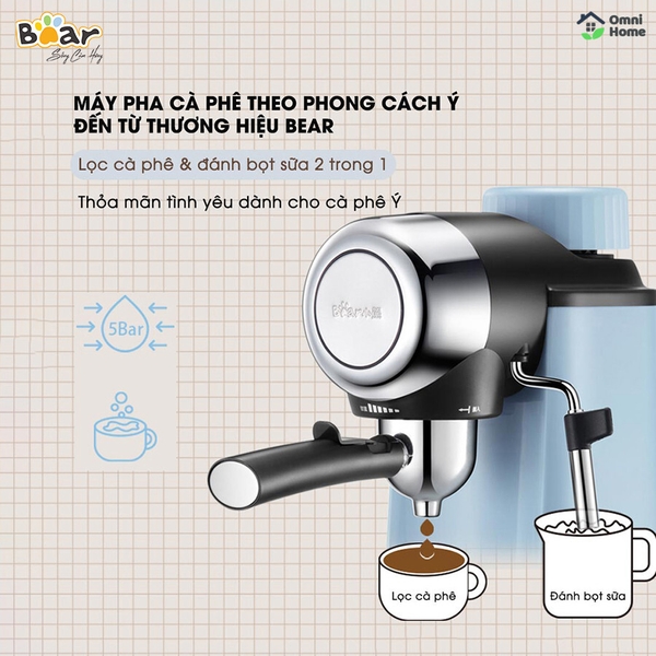 Máy pha cà phê tự động Bear CF-B02V1