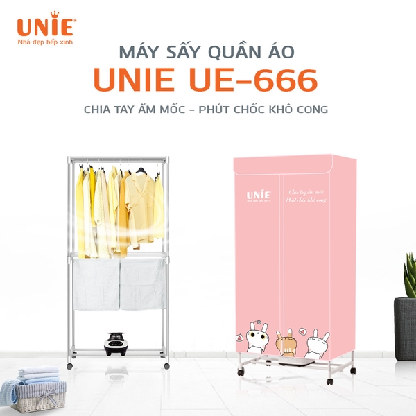 Máy sấy quần áo UNIE