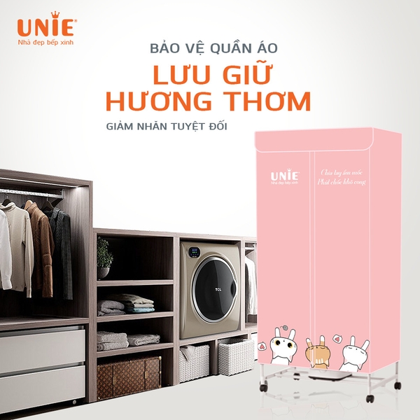 Máy sấy quần áo UNIE