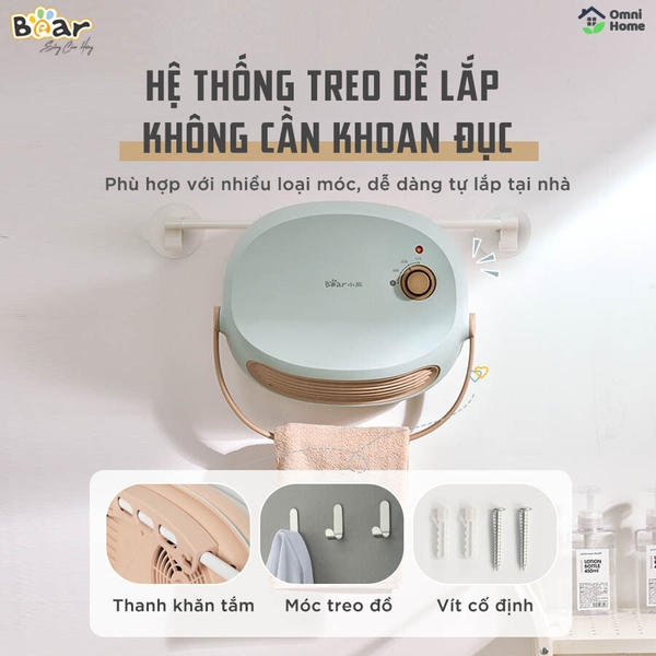 Quạt sưởi gốm Bear DNQ-A19B1