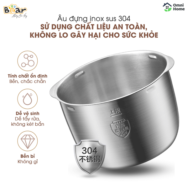 Máy nhào bột tự động 3.5L Bear HMJ-A35M1