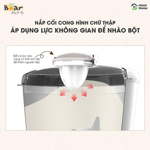 Máy nhào bột tự động 5L Bear DM- B50V1
