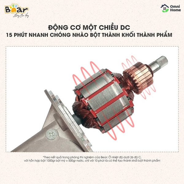 Máy nhào bột tự động 5L Bear DM- B50V1