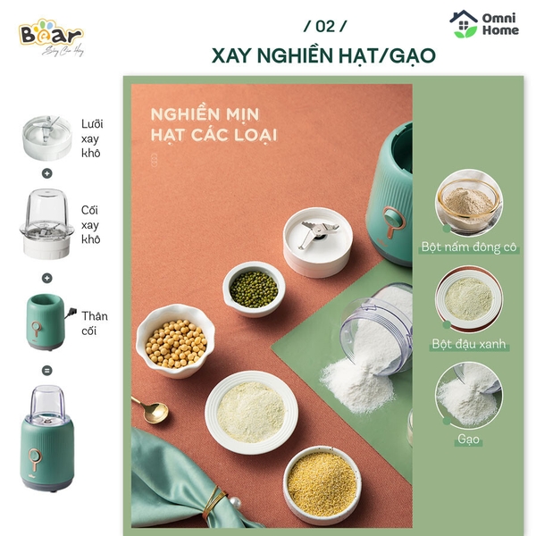 Máy xay sinh tố đa năng Bear BL-B10V2