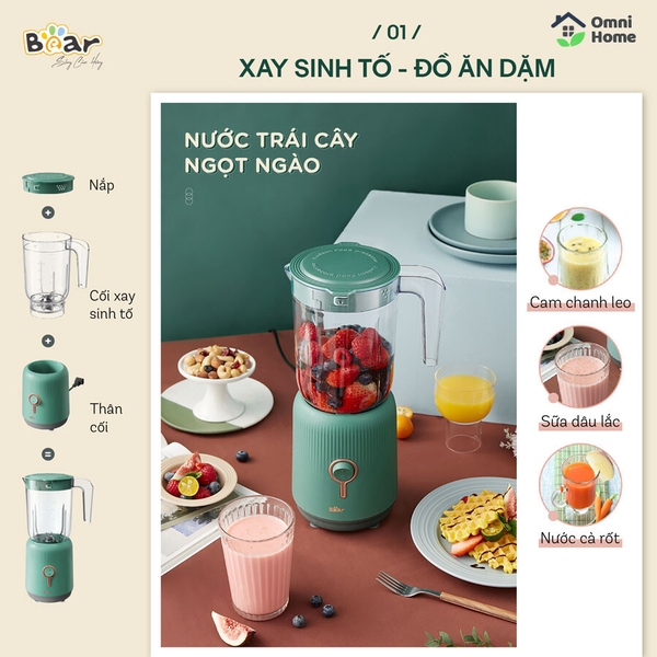 Máy xay sinh tố đa năng Bear BL-B10V2