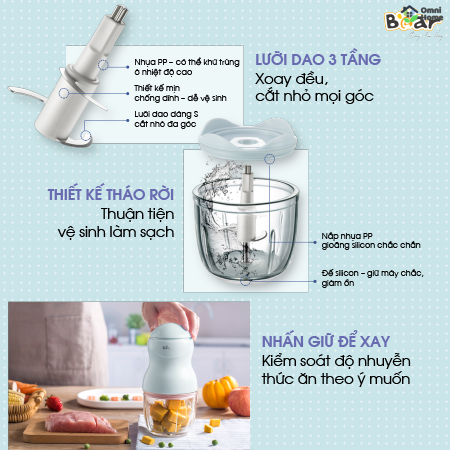 Máy xay 0.3L Bear GR-B03V2