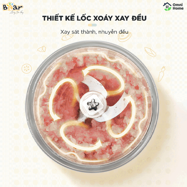 Máy xay 0.6L Bear GR-B06V1