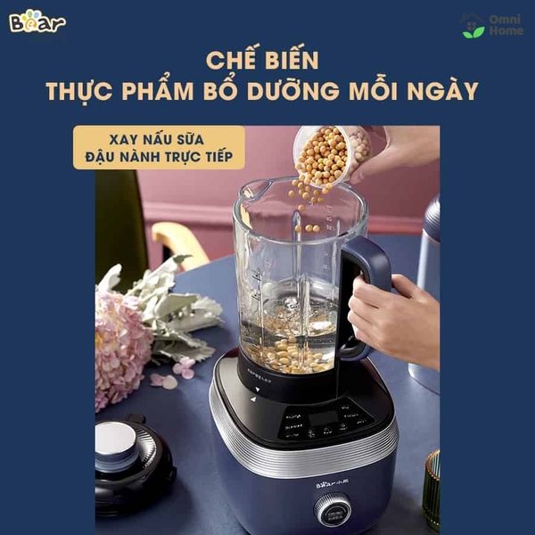 Máy xay nấu đa năng cách âm Bear PBJ-B06S2