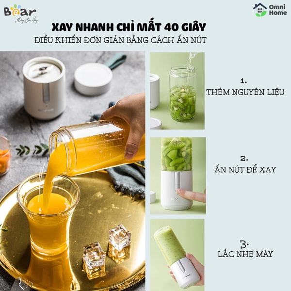 Máy Xay Sinh Tố Cầm Tay Bear BL-B35V1