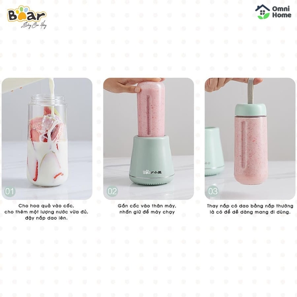 Máy xay sinh tố Bear LLJ-D04A1